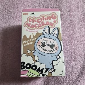 Exciting Macaron Vinyl Face Plush Keychain Seasme Bean